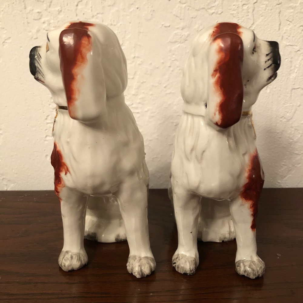 Staffordshire red spaniel dog Antiques - Picture 6 of 8